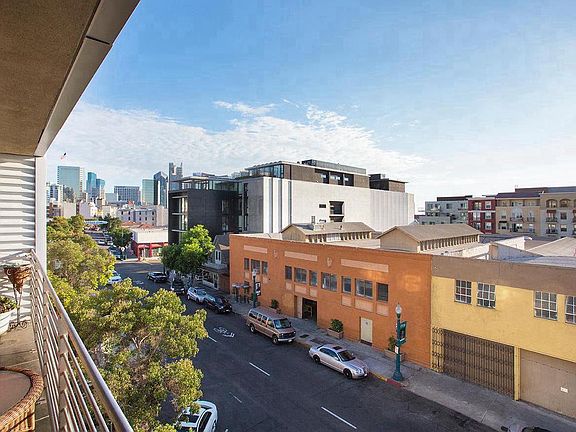 View from shared patio
