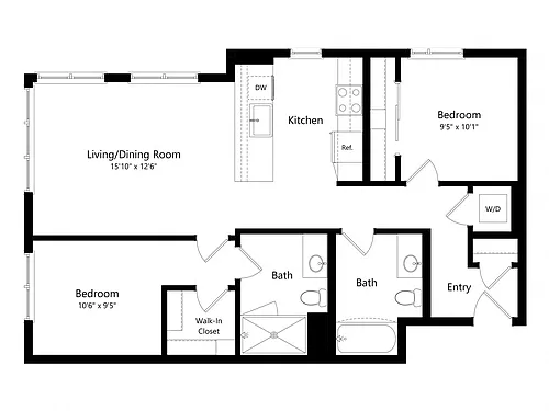 Floor plan B15