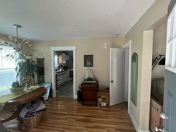 Looking in from the front door.