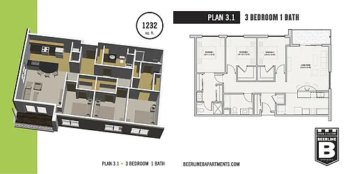 Floor plan 3B2B