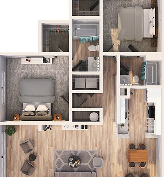 Sable Brookfield- B2D Floorplan Sable Brookfield- B2D Floorplan