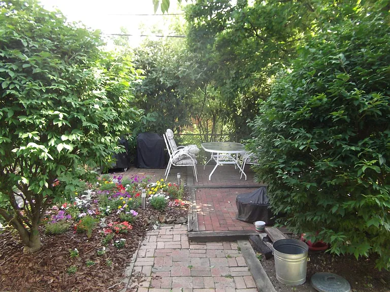 Fenced yard