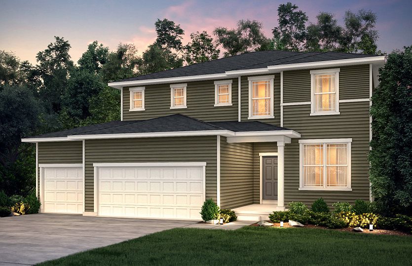 Prairie with 3 Car Garage