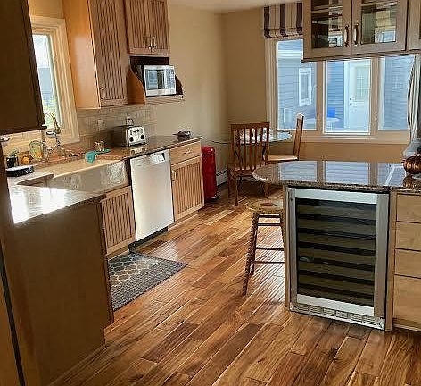 Kitchen and small eating area