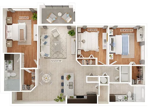 Floor plan Pelmo