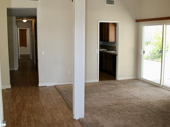 View from front door into living room area