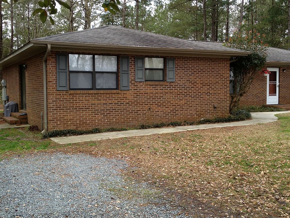 Left side of front of house