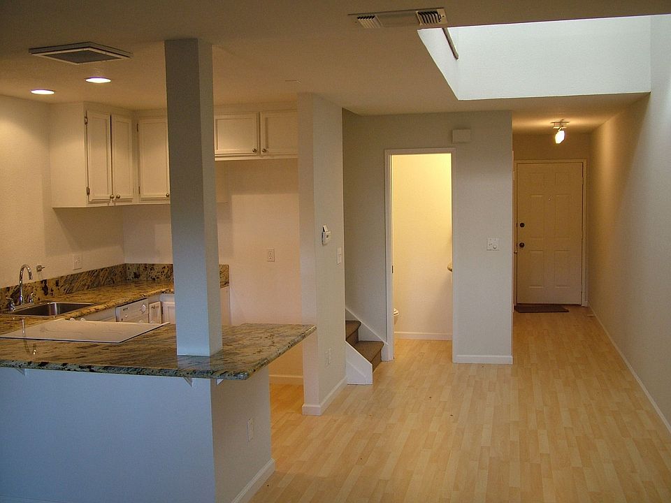 Looking into kitchen from main living area