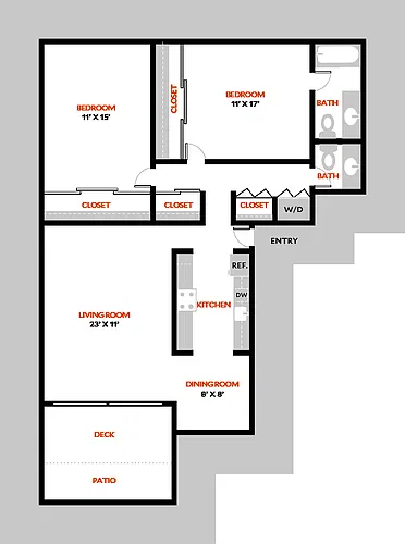 Floor plan Plan 2A