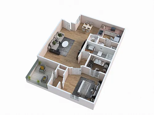 Floor plan The Corso