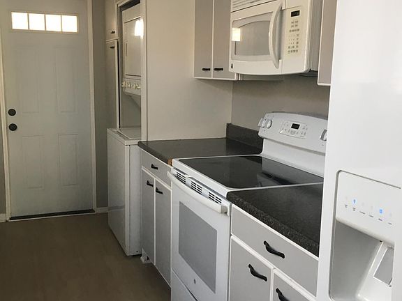 Galley Kitchen & back door view