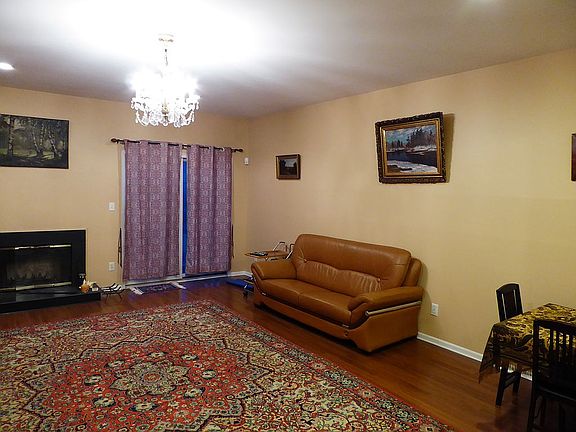 living room and dining area