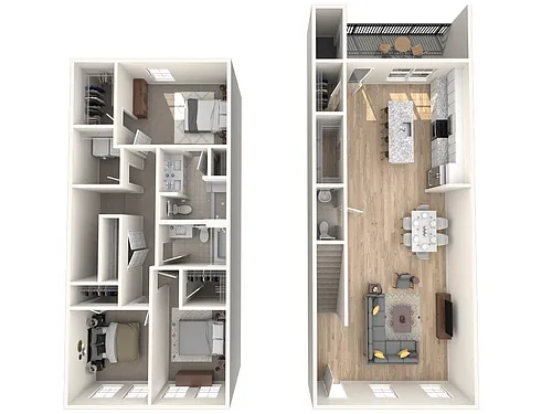 Floor plan Ashby Townhomes