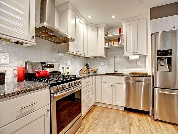 Stainless steel appliances (including brand new fridge)