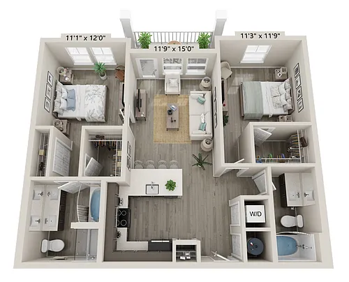 Floor plan B1