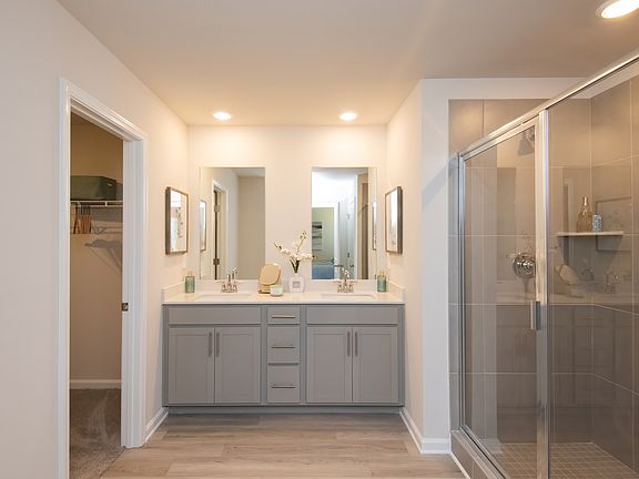 Primary bathroom in the Roswell floorplan at a Meritage Homes community in Atlanta, GA.