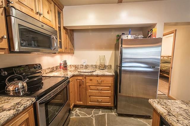 Fully stocked kitchen