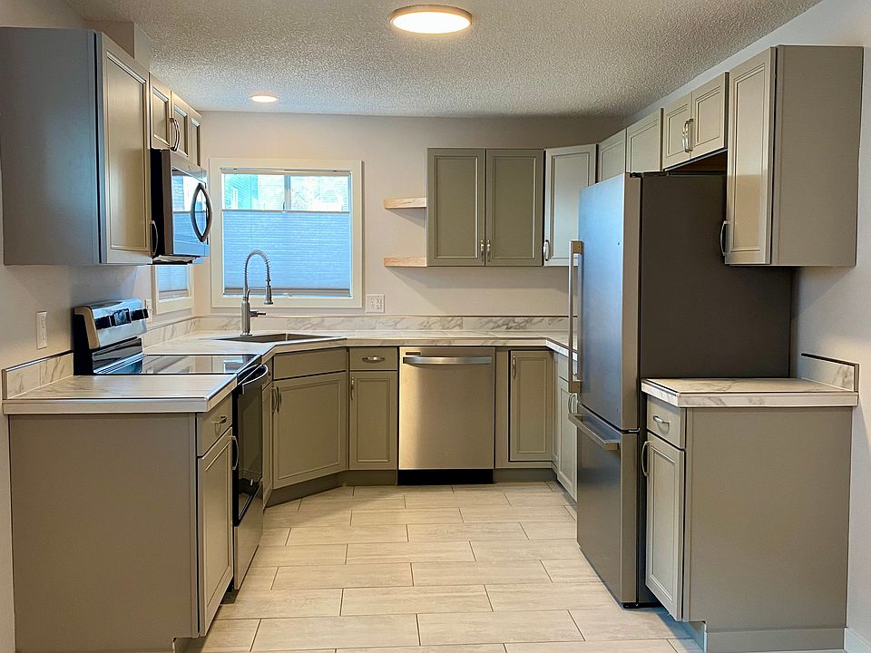 all new appliances and cabinets.