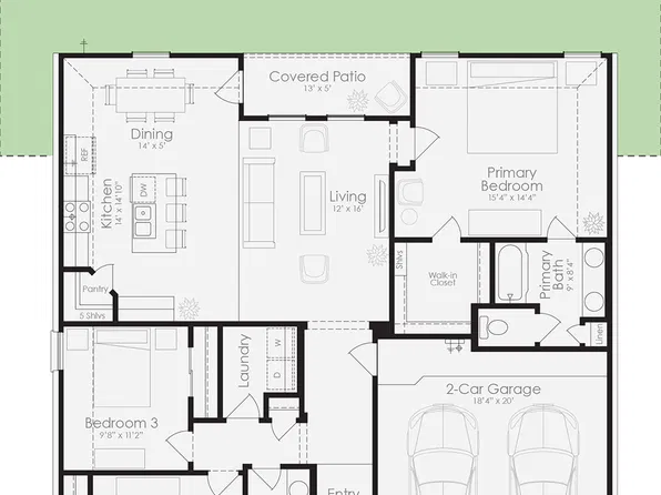 The Yaupon Plan, Anthem Cottages