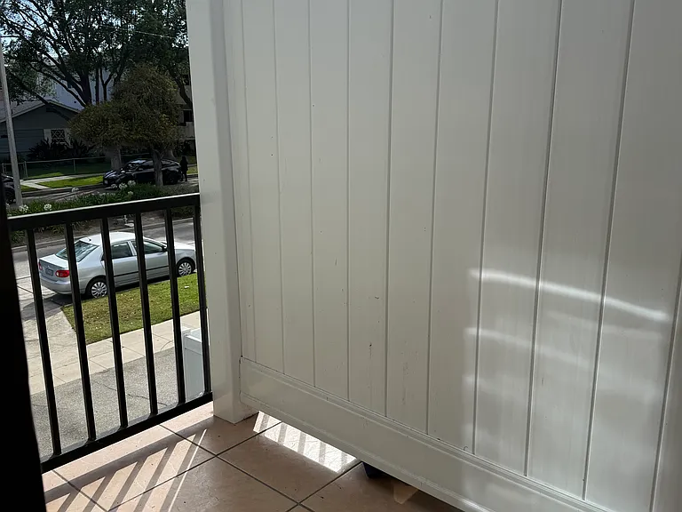 Private balcony