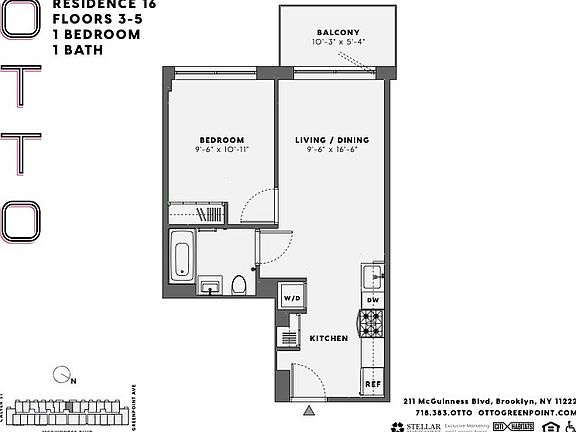 2nd image of 211 McGuinness Blvd APT 416
