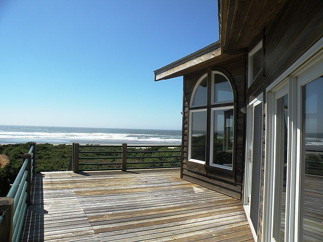 Deck facing ocean