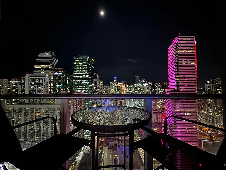View from balcony.