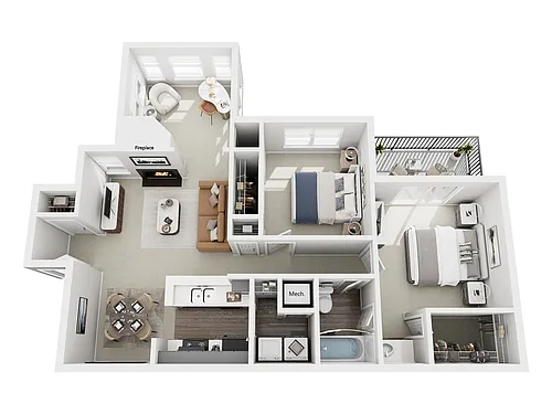 Floor plan Hickory