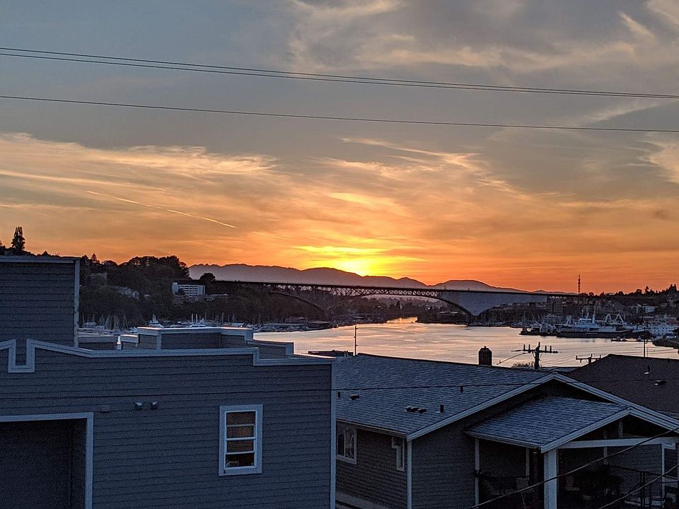 Beautiful Views of Sunset and Fireworks