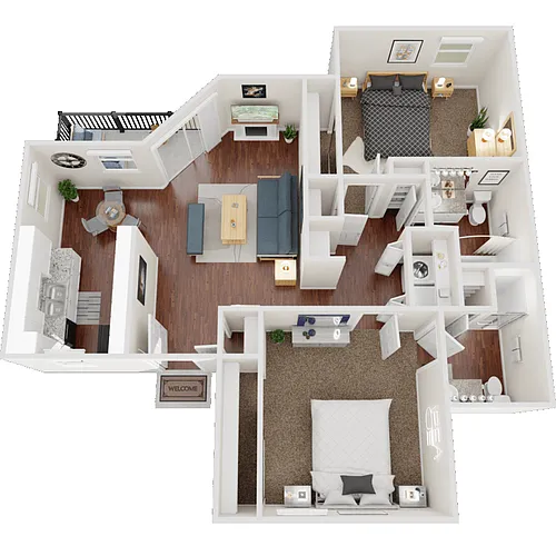 Floor plan 2X2