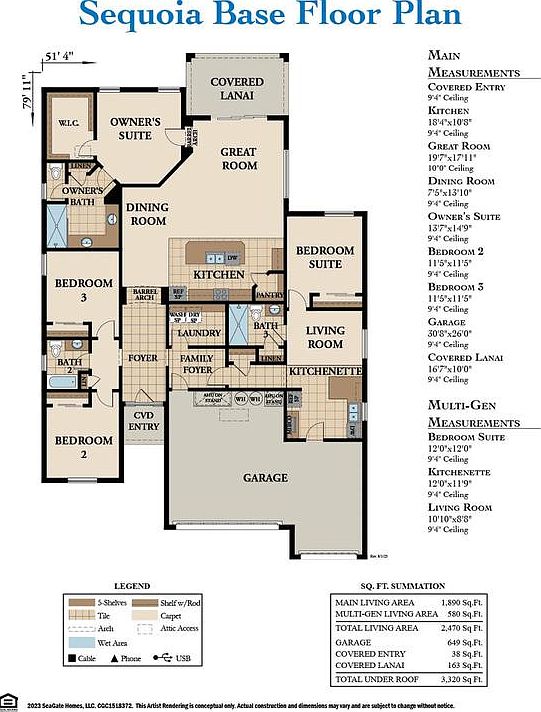 Sequoia floor plan