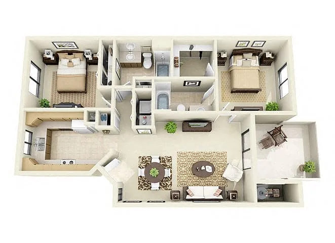 Floor plan The Saguaro
