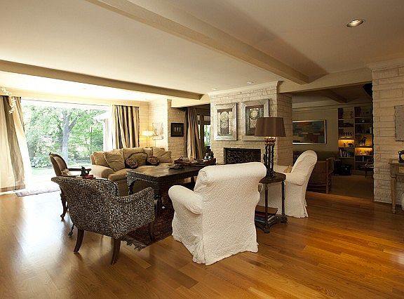 Beautiful exposed beams