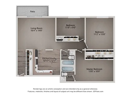 Floor plan Primrose - Elevated