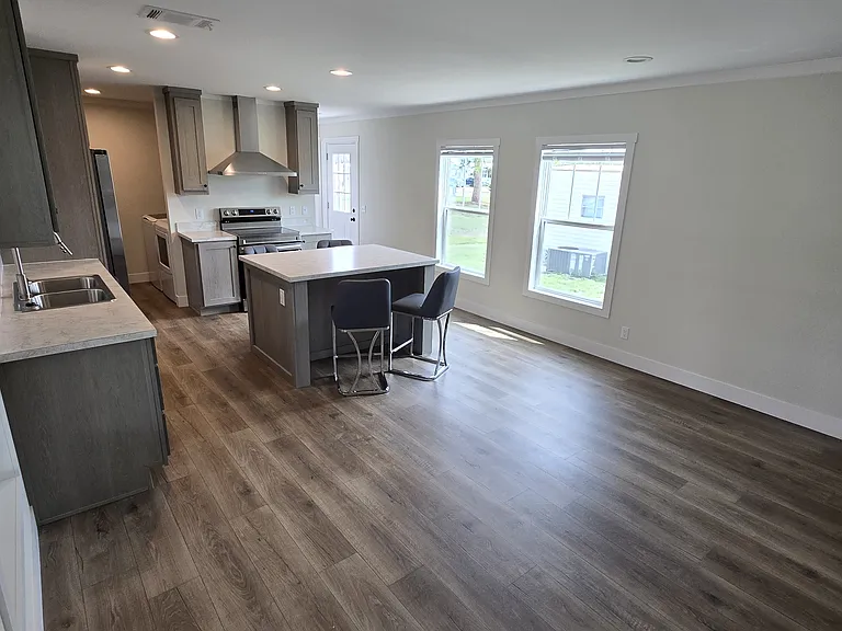 open Kitchen and Living Room