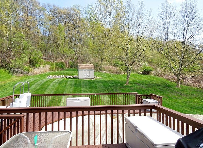 REAR YARD FROM DECK
