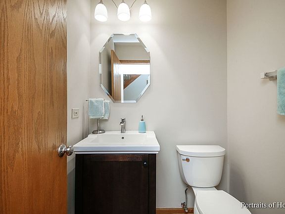Remodeled powder room