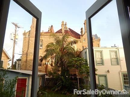 view of bishops palace from kitchen