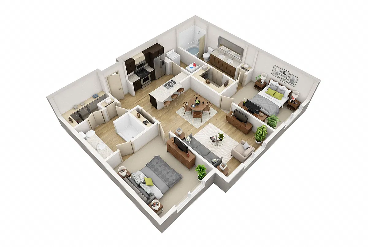 Floor plan B2A