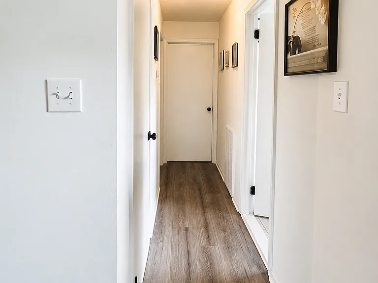 Cozy minimal hallway