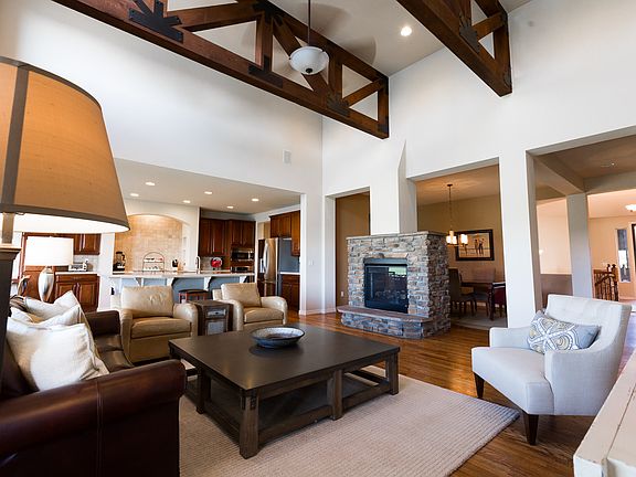 Double-sided fireplace!