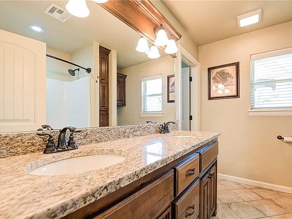Master bath looking towards walk in closet