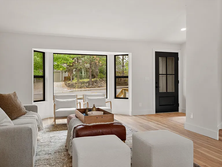 Staged, rental is unfurnished