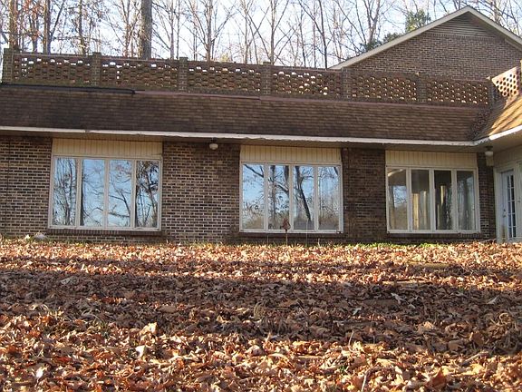 Close up picture of the lake side of the house