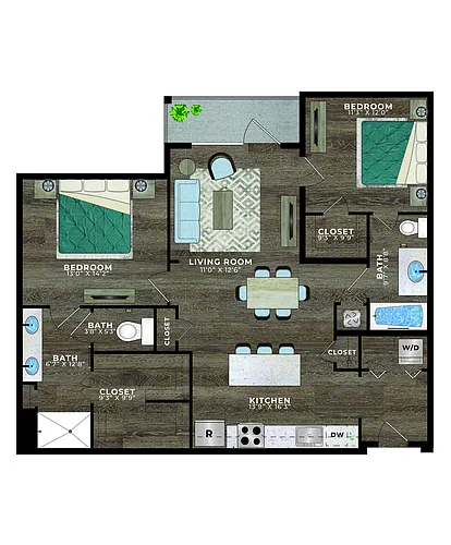 Floor plan B3