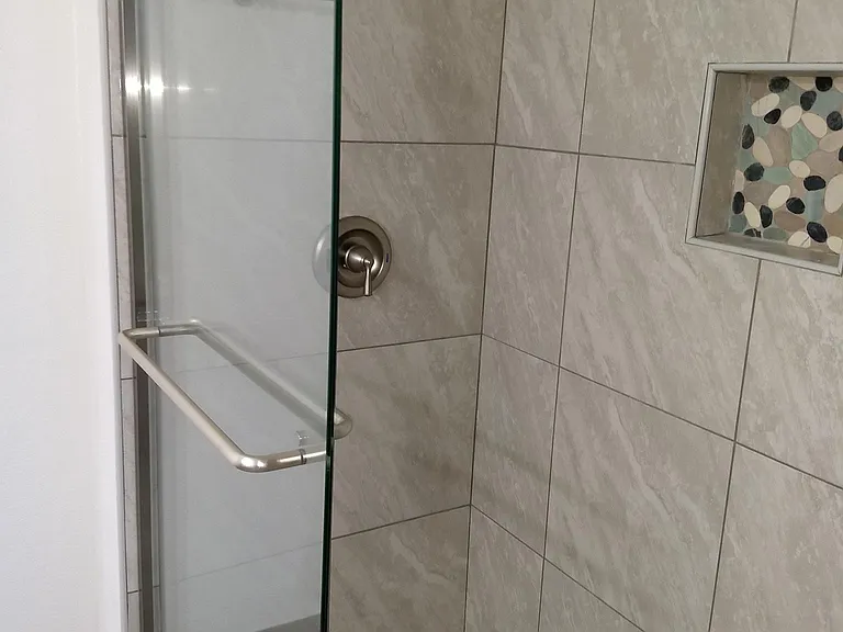 New walk in showers in both full size bathrooms