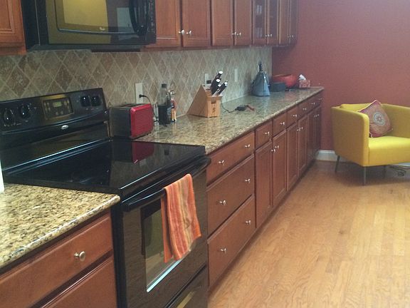 kitchen with buffet granite 