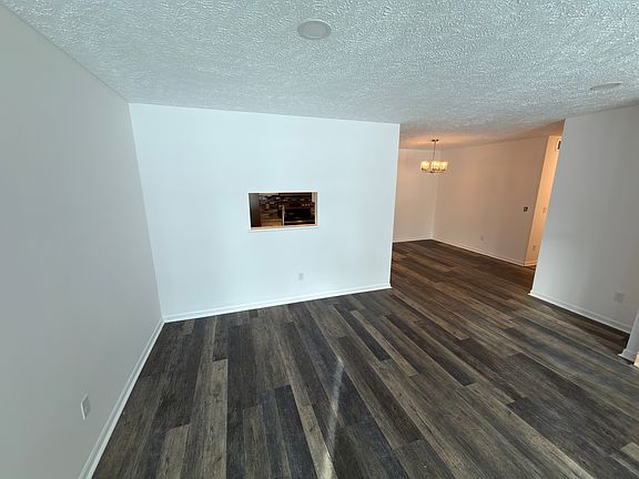 Living room, kitchen look through, dinning area
