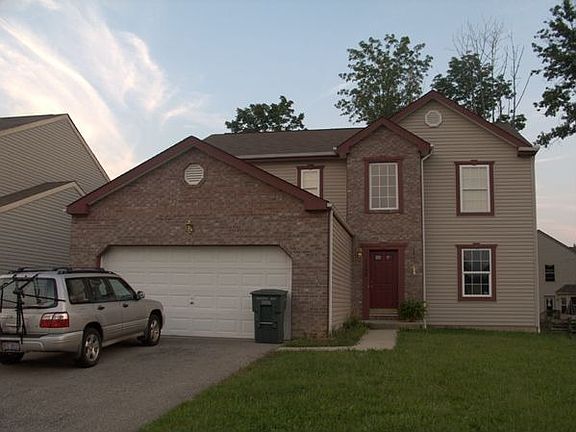 View from the street; this is prior to sealing the driveway.