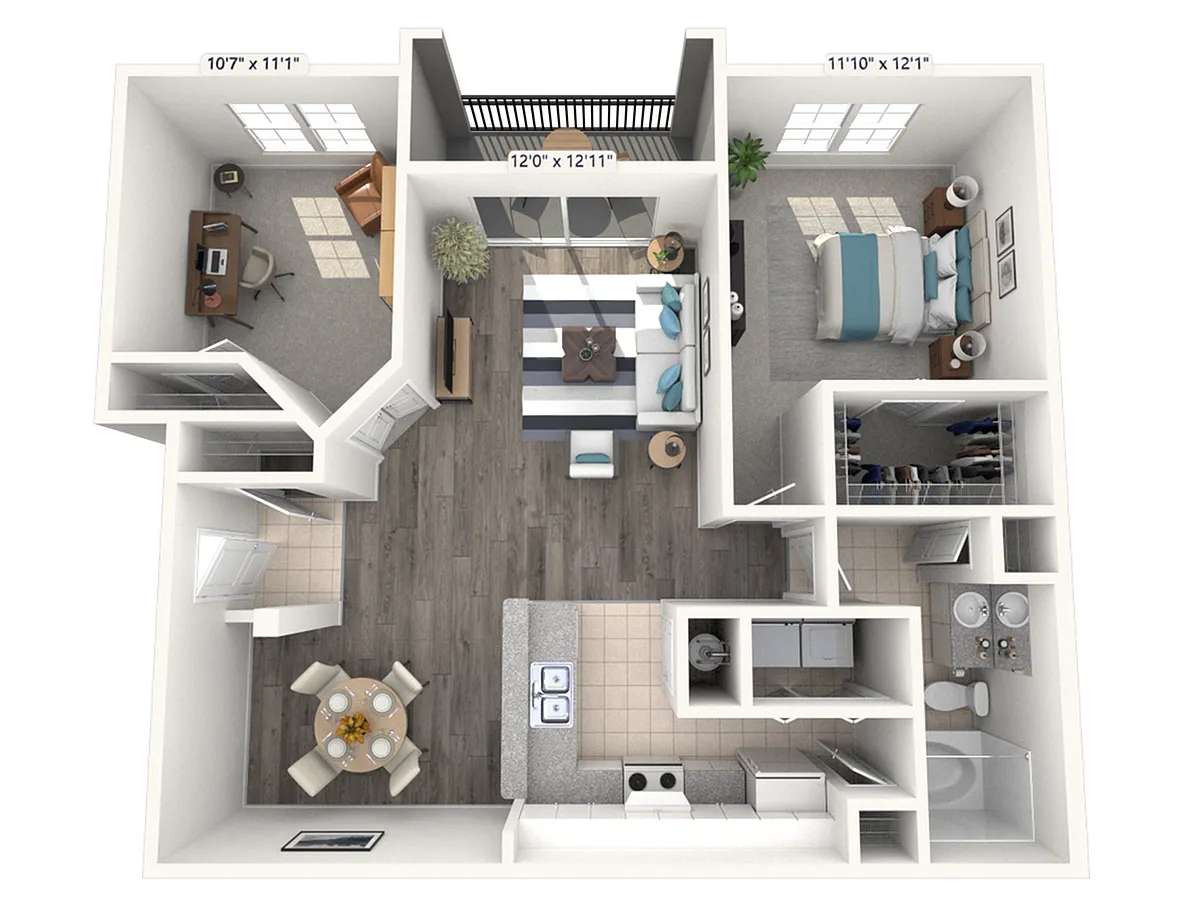Floor plan B1